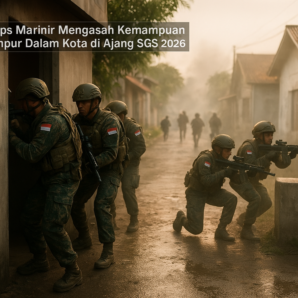 Korps Marinir Mengasah Kemampuan Tempur Dalam Kota di Ajang SGS 2026