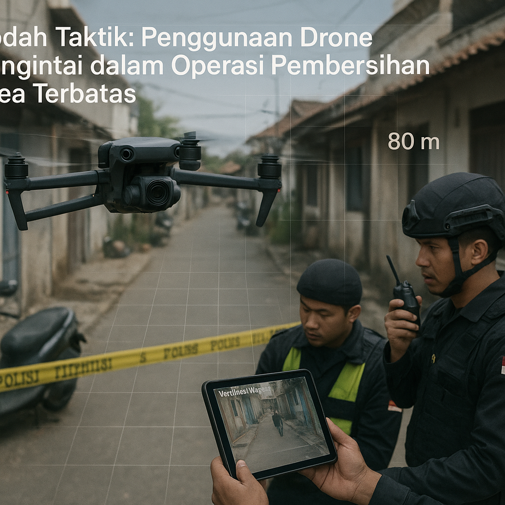 Bedah Taktik: Penggunaan Drone Pengintai dalam Operasi Pembersihan Area Terbatas