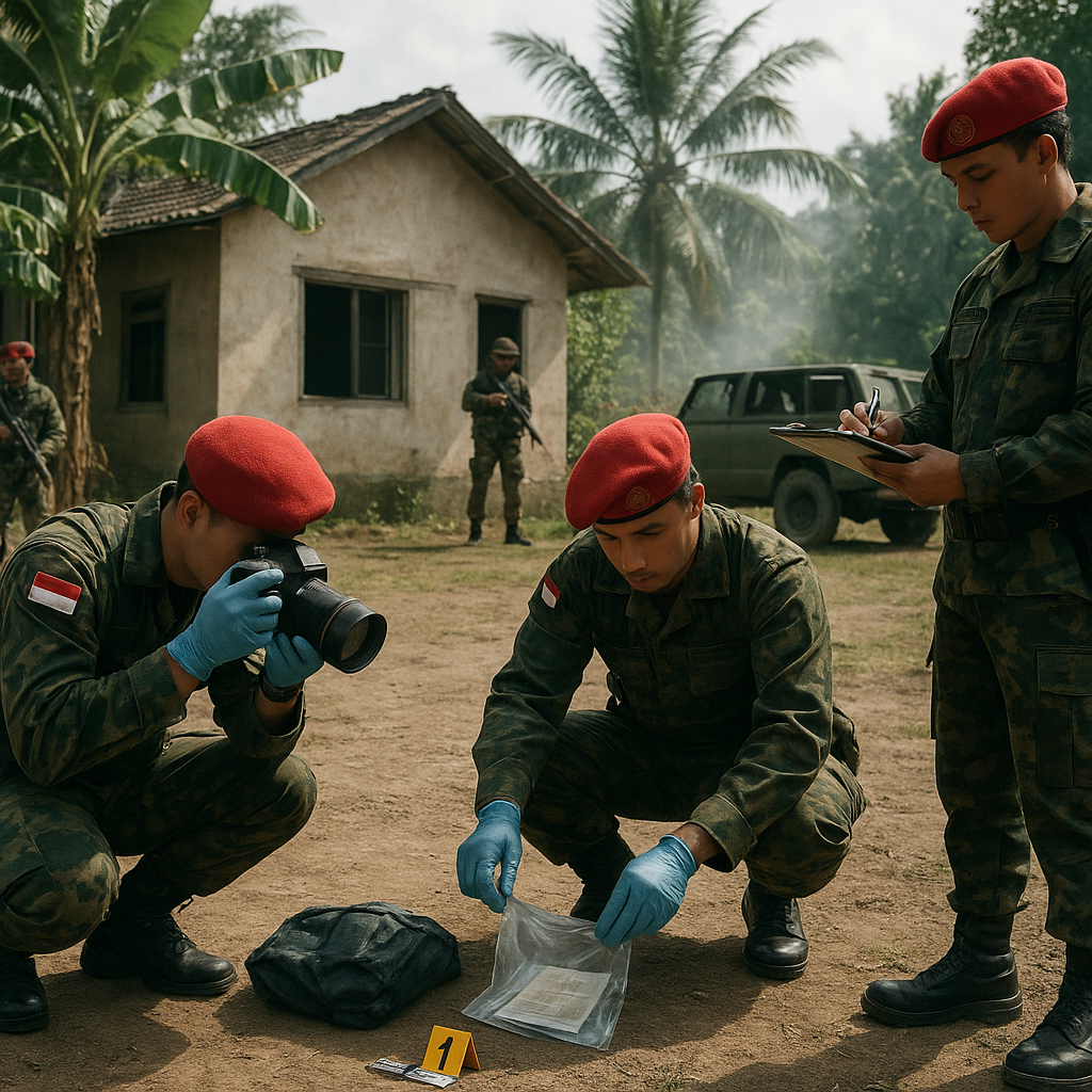 Kopassus Latih Tactical Site Exploitation untuk Intelijen Tempur