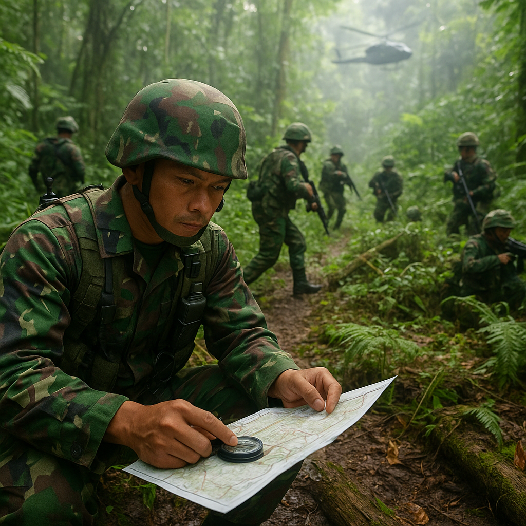 TNI AD Gelar Latihan Tempur Jungle Warfare di Hutan Papua