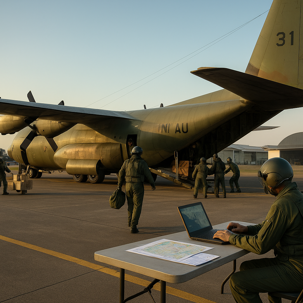 Peningkatan Kemampuan Angkut Strategis TNI AU dalam Latihan C-130 Hercules