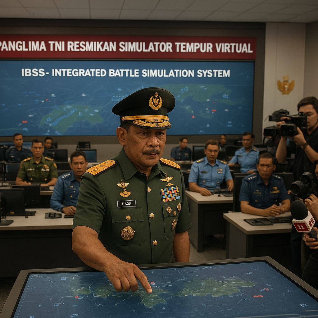 Panglima TNI Resmikan Simulator Tempur Virtual untuk Latihan Pasukan