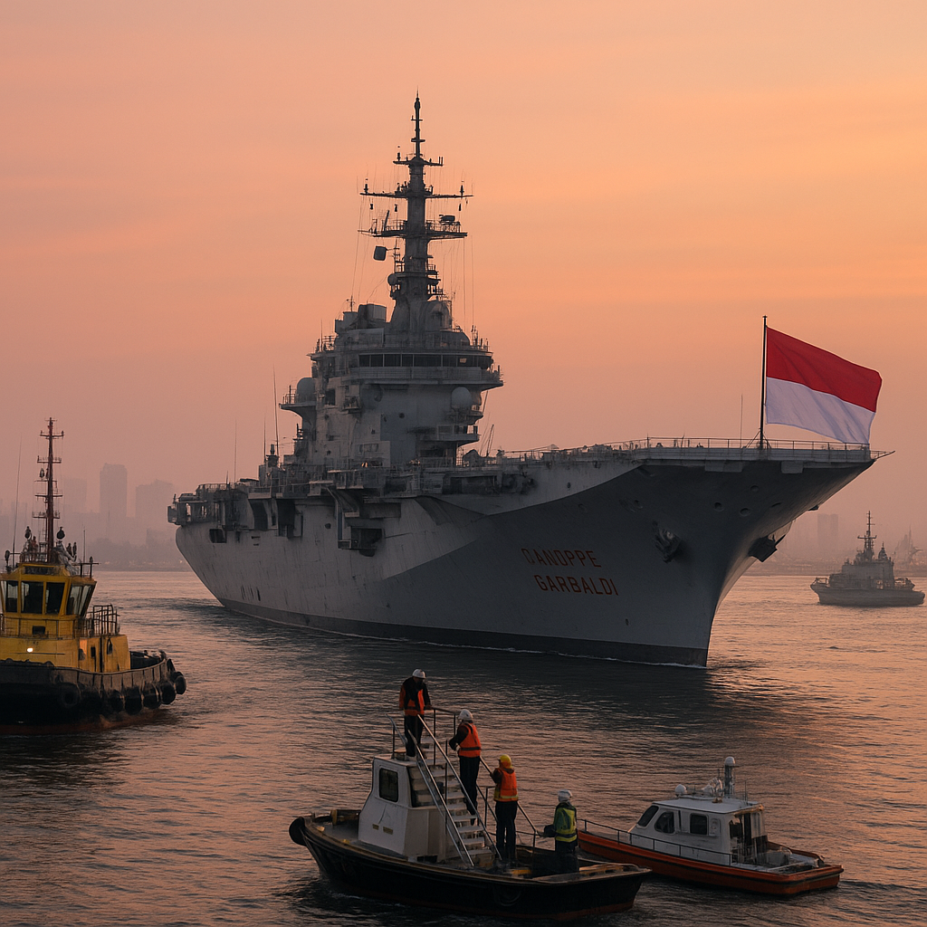 Kapal Induk Pertama Indonesia Tiba di Jakarta Besok