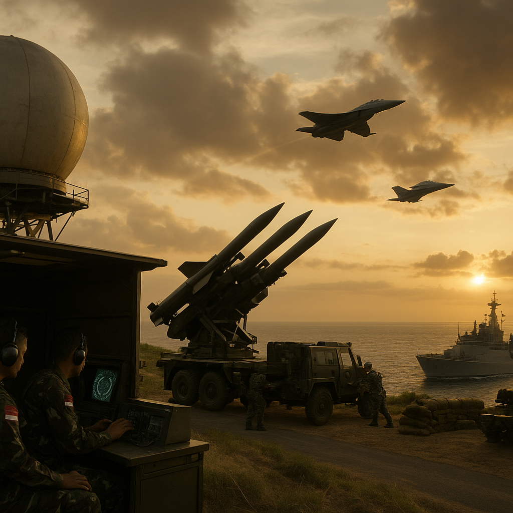 Doktrin Pertahanan Udara Berlapis Indonesia: Dari Radar Early Warning Hingga Point Defense