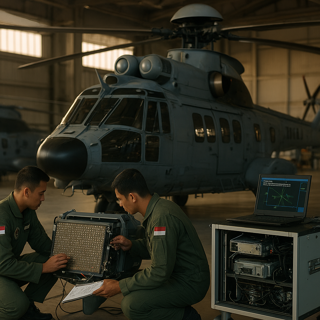 Helikopter Serang EC725 Terima Upgrade Sistem Avionik Taktis