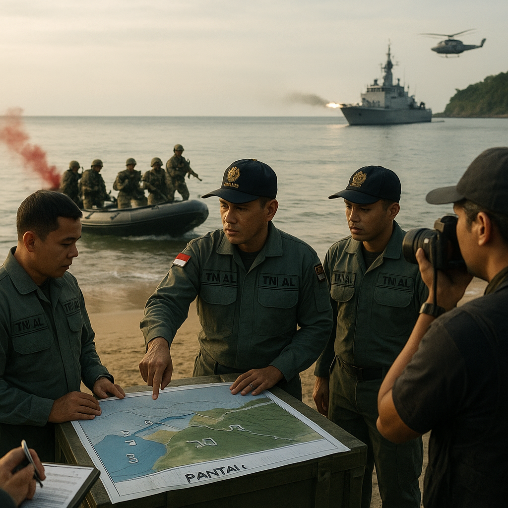 Bedah Taktik Operasi Amphibi TNI AL: Dari Perencanaan hingga Assault di Pantai