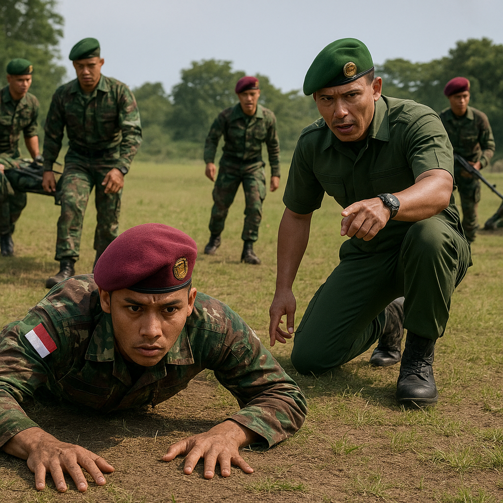 Komunitas: Latihan Bersama Resimen Mahasiswa dengan TNI