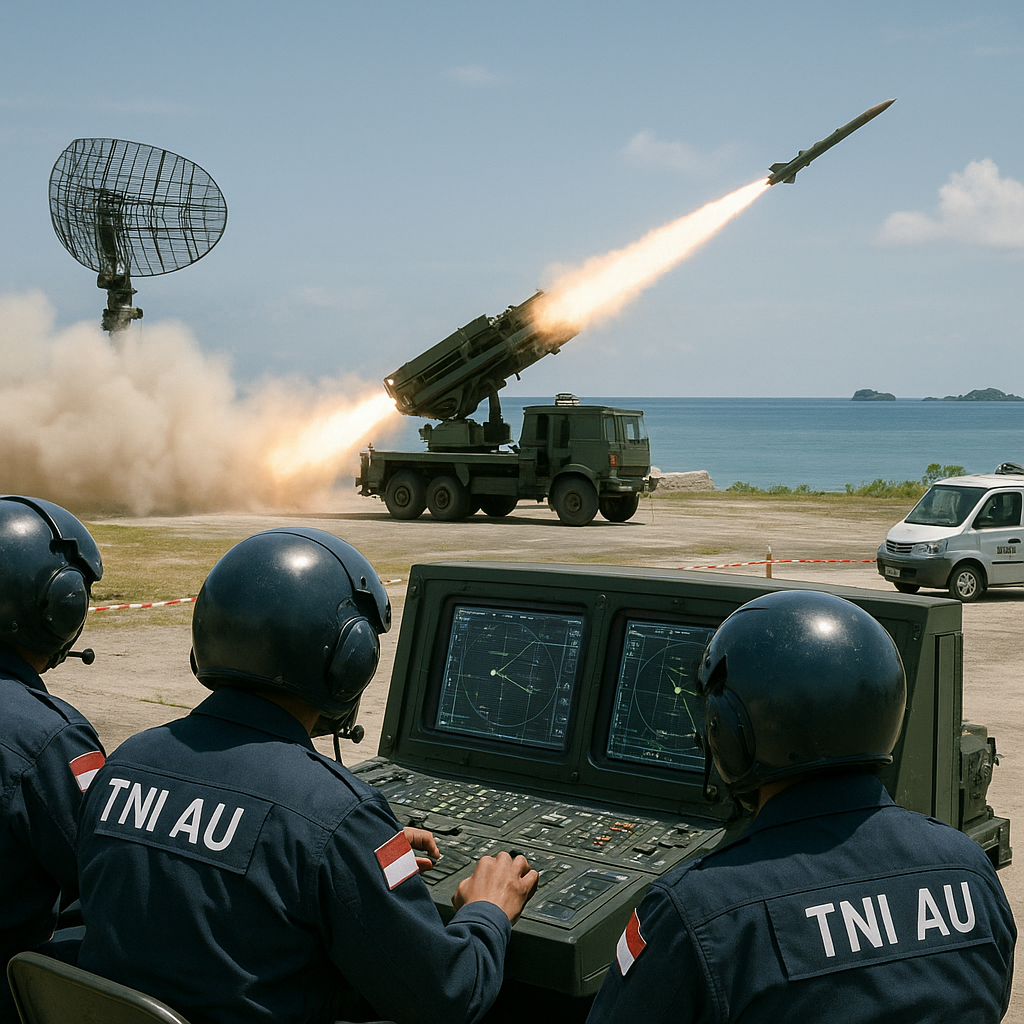 Modernisasi Rudal Pertahanan Udara, TNI AU Gelar Uji Tembak di Natuna