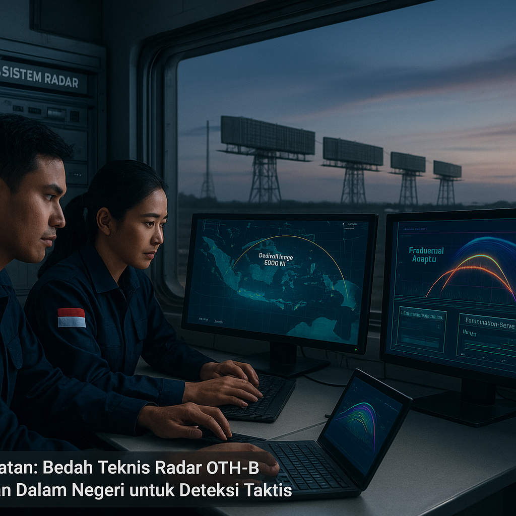 Peralatan: Bedah Teknis Radar OTH-B Buatan Dalam Negeri untuk Deteksi Taktis