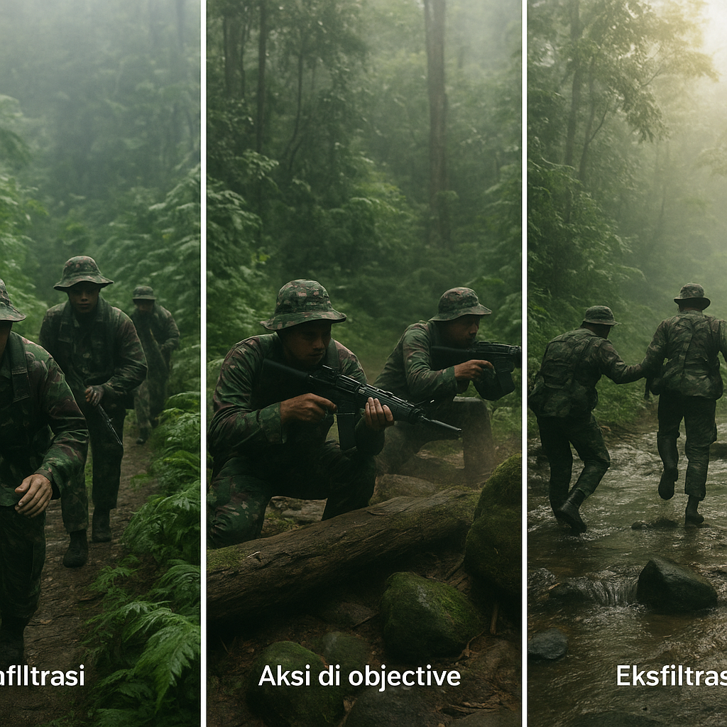 Analisis Doktrin Tempur Hutan: Manuver Yonif 300 Raider di Papua