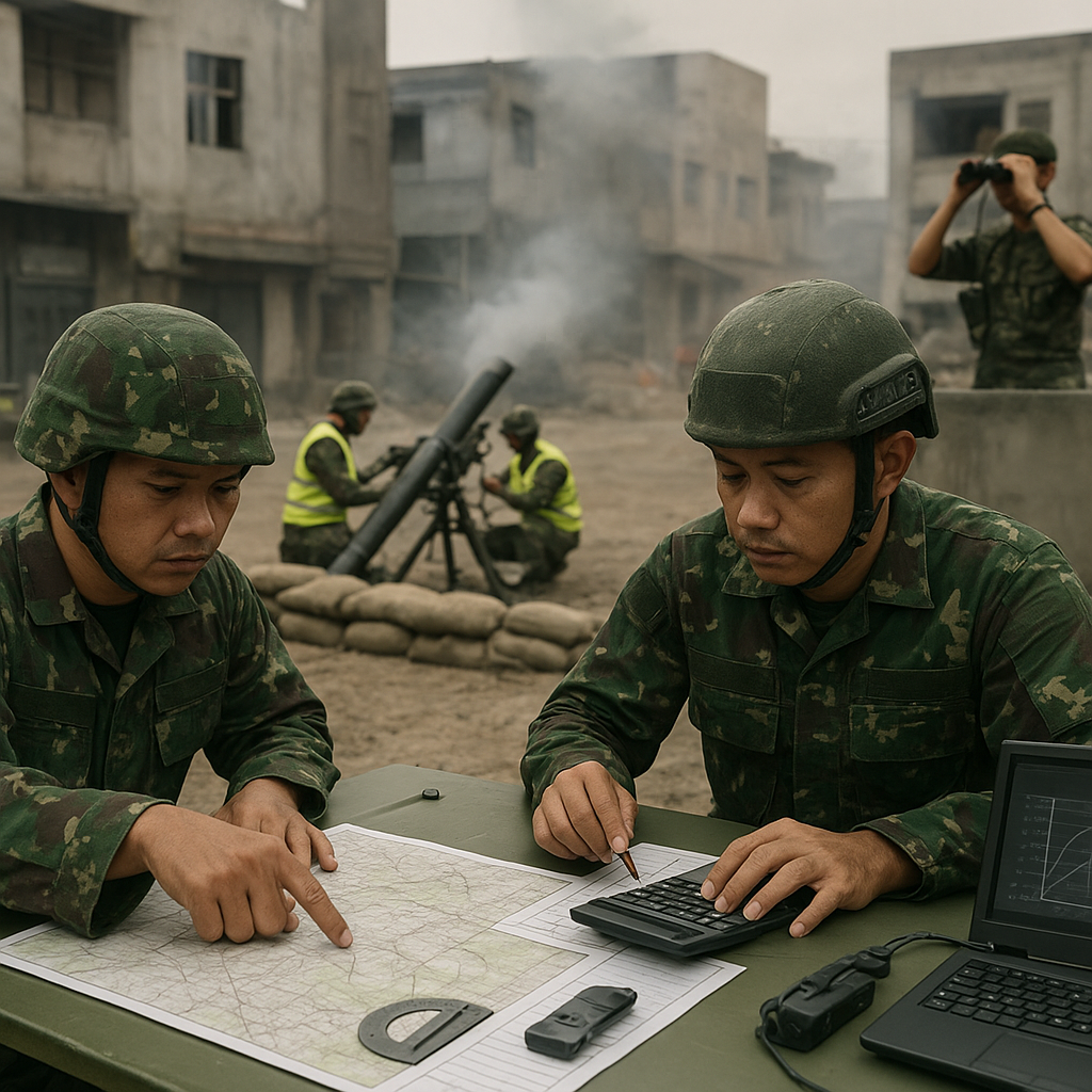 Simulasi Urban Warfare: Batalyon Armed Latih Penembakan Indirect Fire di Perkotaan