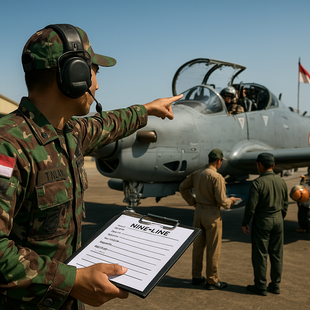 Bedah Taktik Close Air Support (CAS) oleh Skadron Udara 14 dalam Latihan Sharp Knife