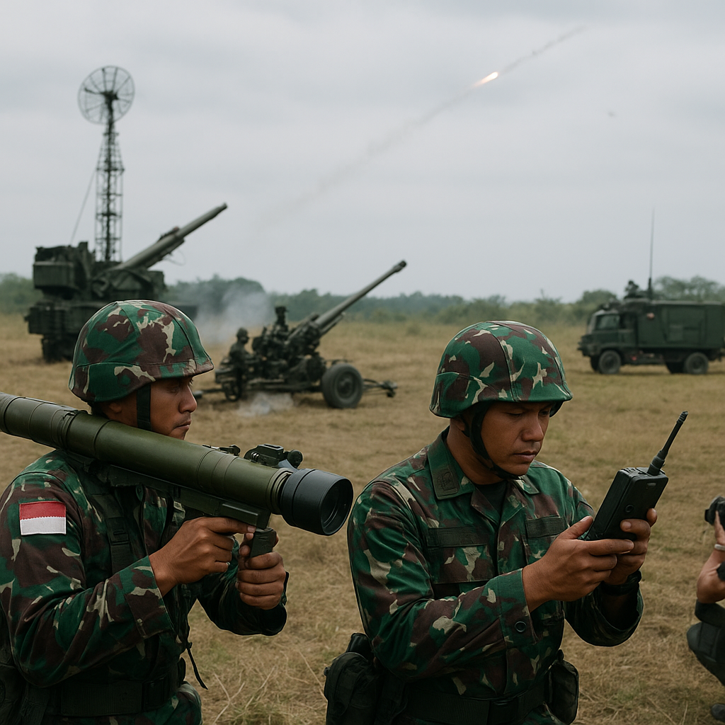 Simulasi Pertahanan Udara Berlapis: Prosedur Engangement Rudal, Arty, dan MANPADS