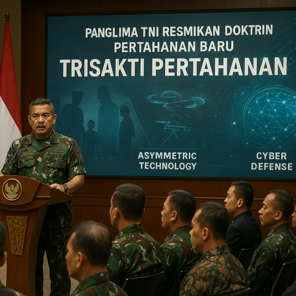 Panglima TNI Resmikan Doktrin Pertahanan Baru 'Trisakti Pertahanan'