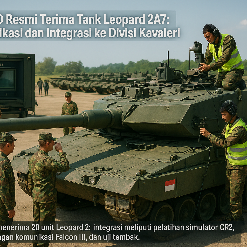 TNI AD Resmi Terima Tank Leopard 2A7: Spesifikasi dan Integrasi ke Divisi Kavaleri