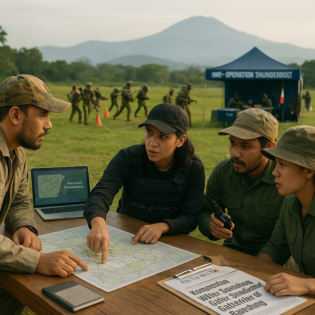 Komunitas Militer Enthusiast Gelar Simulasi Battlefield Strategy di Bandung