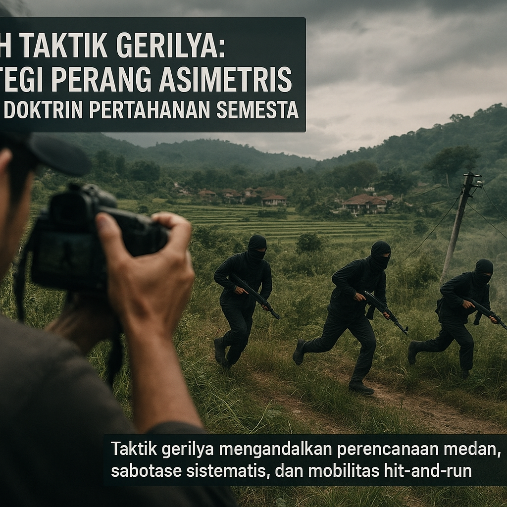 Bedah Taktik Gerilya: Strategi Perang Asimetris dalam Doktrin Pertahanan Semesta