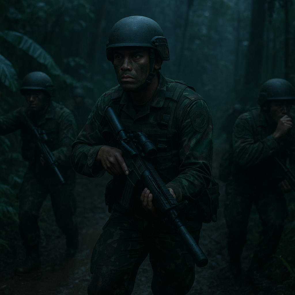Latihan Taktis Pasukan Raider KOSTRAD: Simulasi Penyergapan Malam Hari di Hutan Tropis