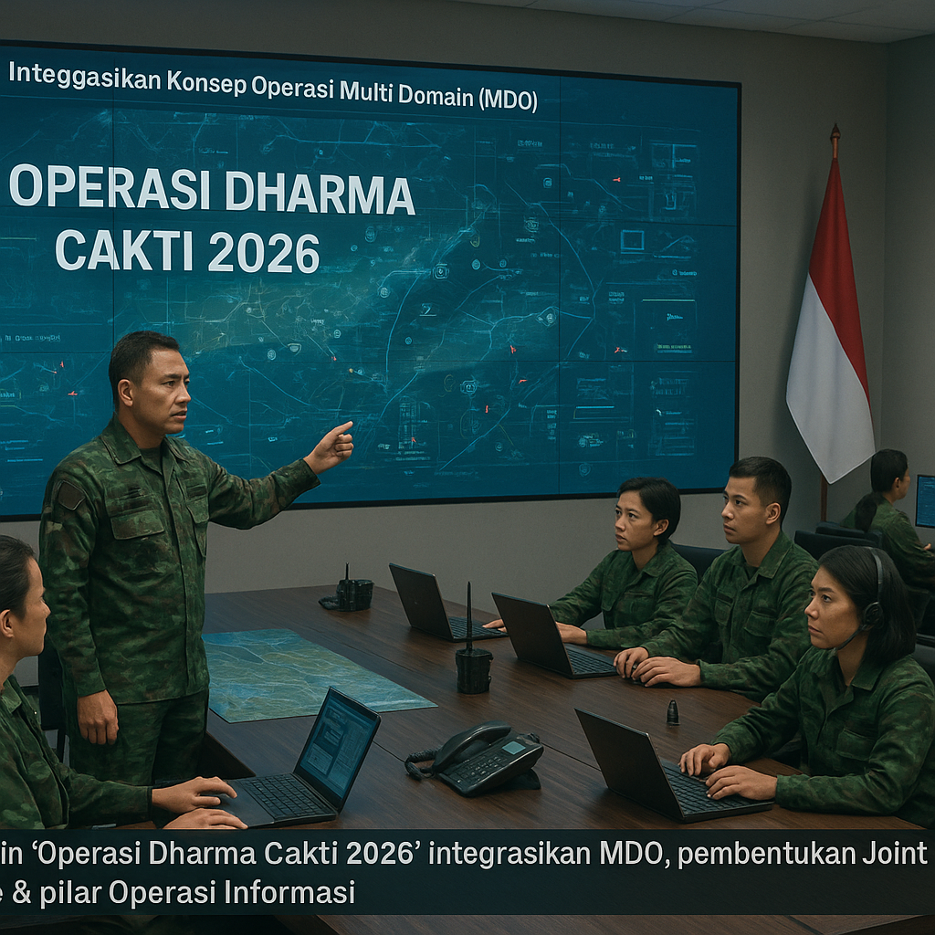 Doktrin Pertahanan Baru: TNI AD Integrasikan Konsep Operasi Multi Domain (MDO)