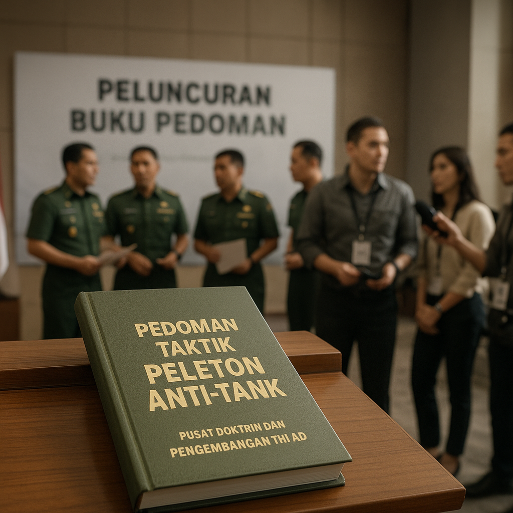 Pusat Doktrin dan Pengembangan TNI AD Rilis Buku Pedoman Baru Taktik Peleton Anti-Tank