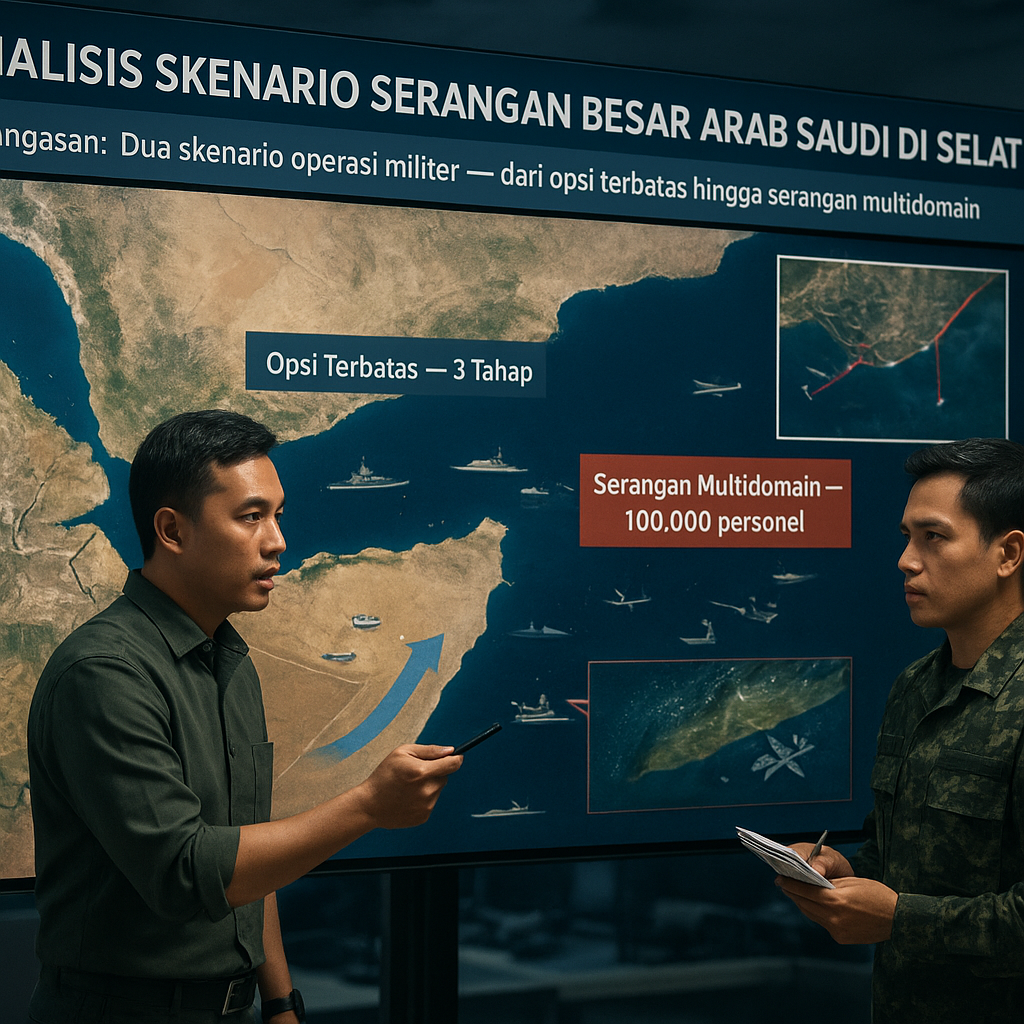 Analisis Skenario Serangan Besar Arab Saudi di Selat Bab el-Mandeb