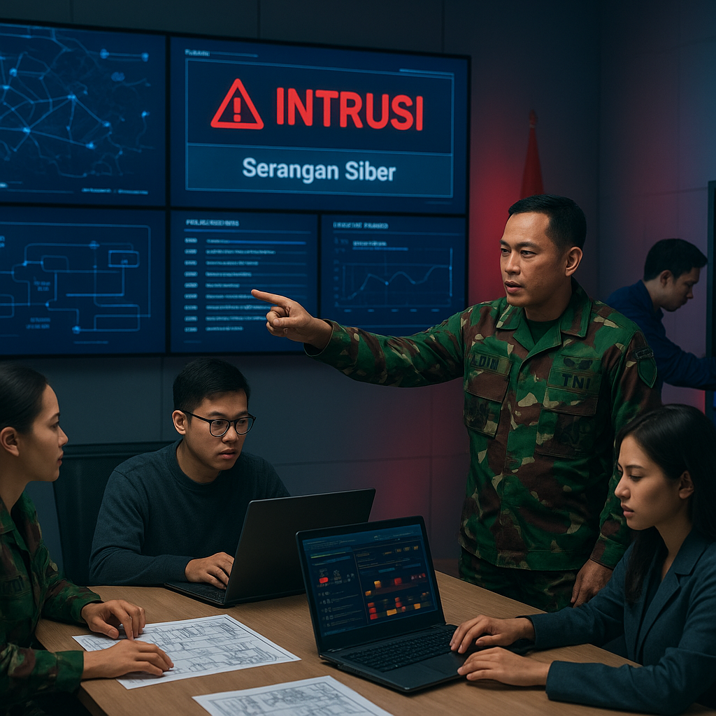Simulasi Cyber Defense: Prosedur Tanggap Serangan Siber pada Infrastruktur Pertahanan