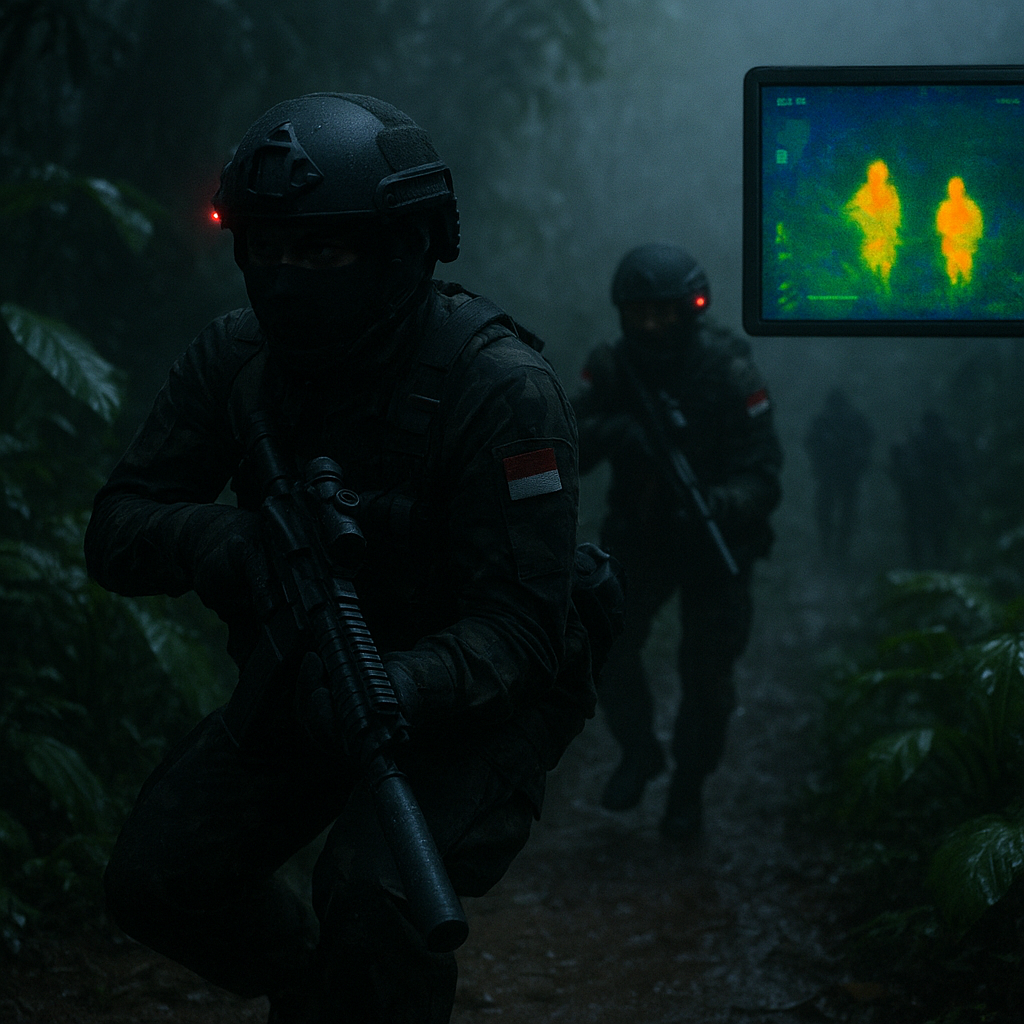 Operasi Senyap TNI Papua: Teknik Infiltrasi Malam dengan Teknologi Thermal ala Navy SEAL