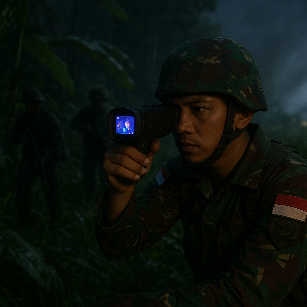 Operasi Gabungan TNI di Maybrat Manfaatkan Teknologi Pengamatan Thermal untuk Infiltrasi Malam