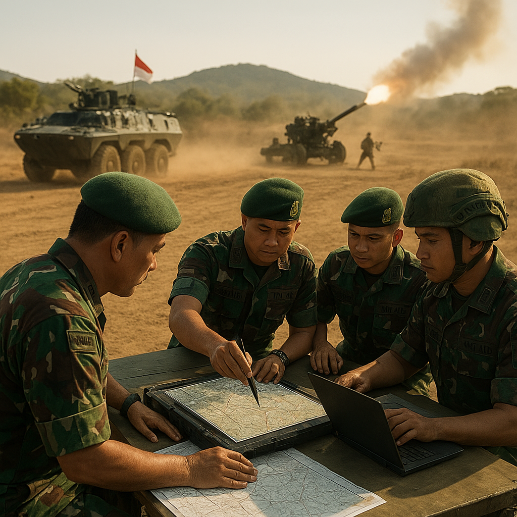Latihan Gabungan TNI AD 'Dharma Yudha' Fokus pada Operasi Bantuan Tembakan dan Manuver Lapis Baja