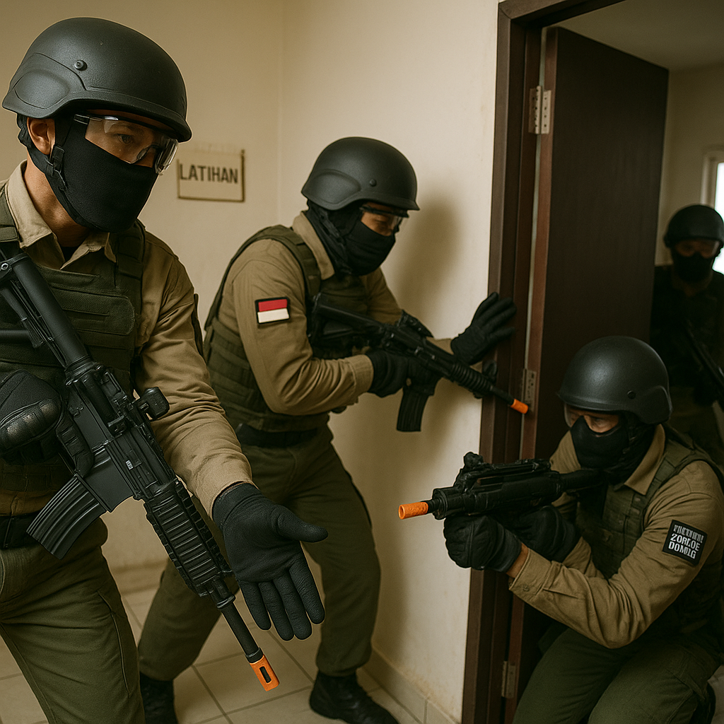 Komunitas Airsoft Gelar Latihan Team Tactics: Prosedur Room Clearing