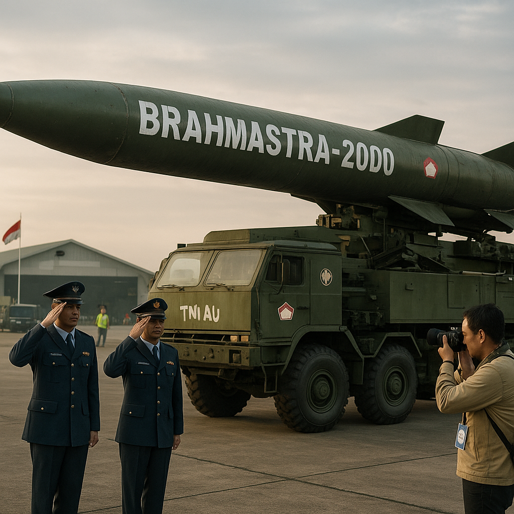 Peralatan Baru: Rudal Jarak Jauh Buatan Dalam Negeri 'Brahmastra-2000' Resmi Dioperasikan TNI AU