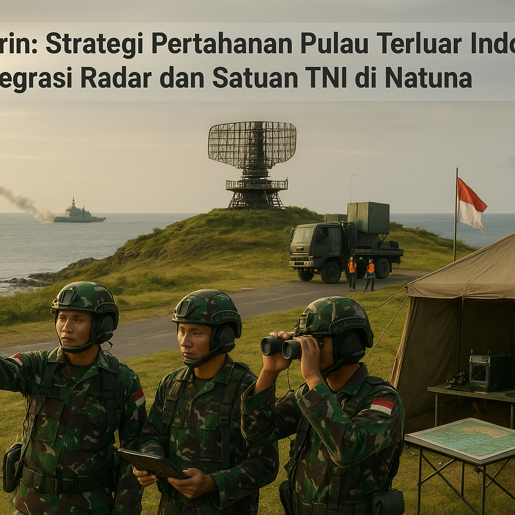 Doktrin: Strategi Pertahanan Pulau Terluar Indonesia – Integrasi Radar dan Satuan TNI di Natuna