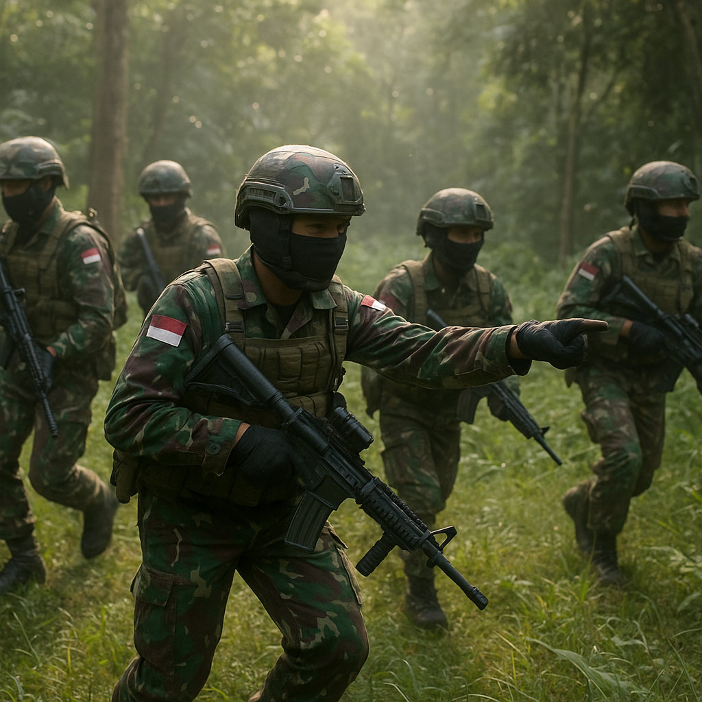 Bedah Taktik Formasi Pasukan Khusus TNI di Hutan: Teknik Operasi Tim Kecil