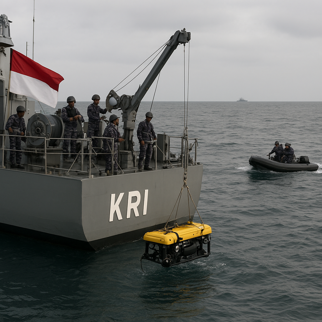 TNI AL Latihan Peperangan Ranjau di Selat Malaka: Prosedur Penyisiran dan Pembukaan Jalur Aman