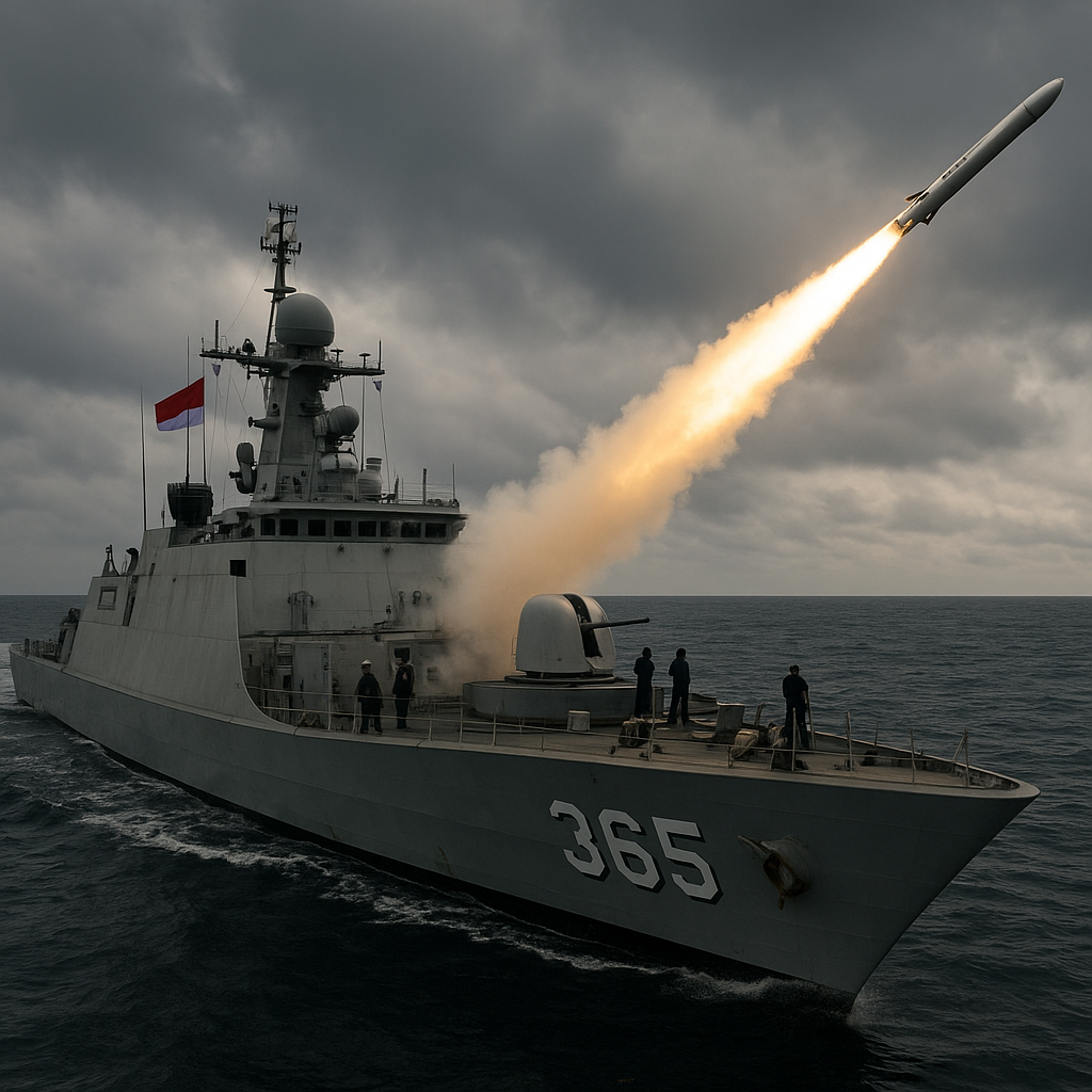 Analisis Taktis Rudal Anti-Kapal YJ-12 untuk KRI Kelas Diponegoro: Kecepatan dan Manuver Terminal