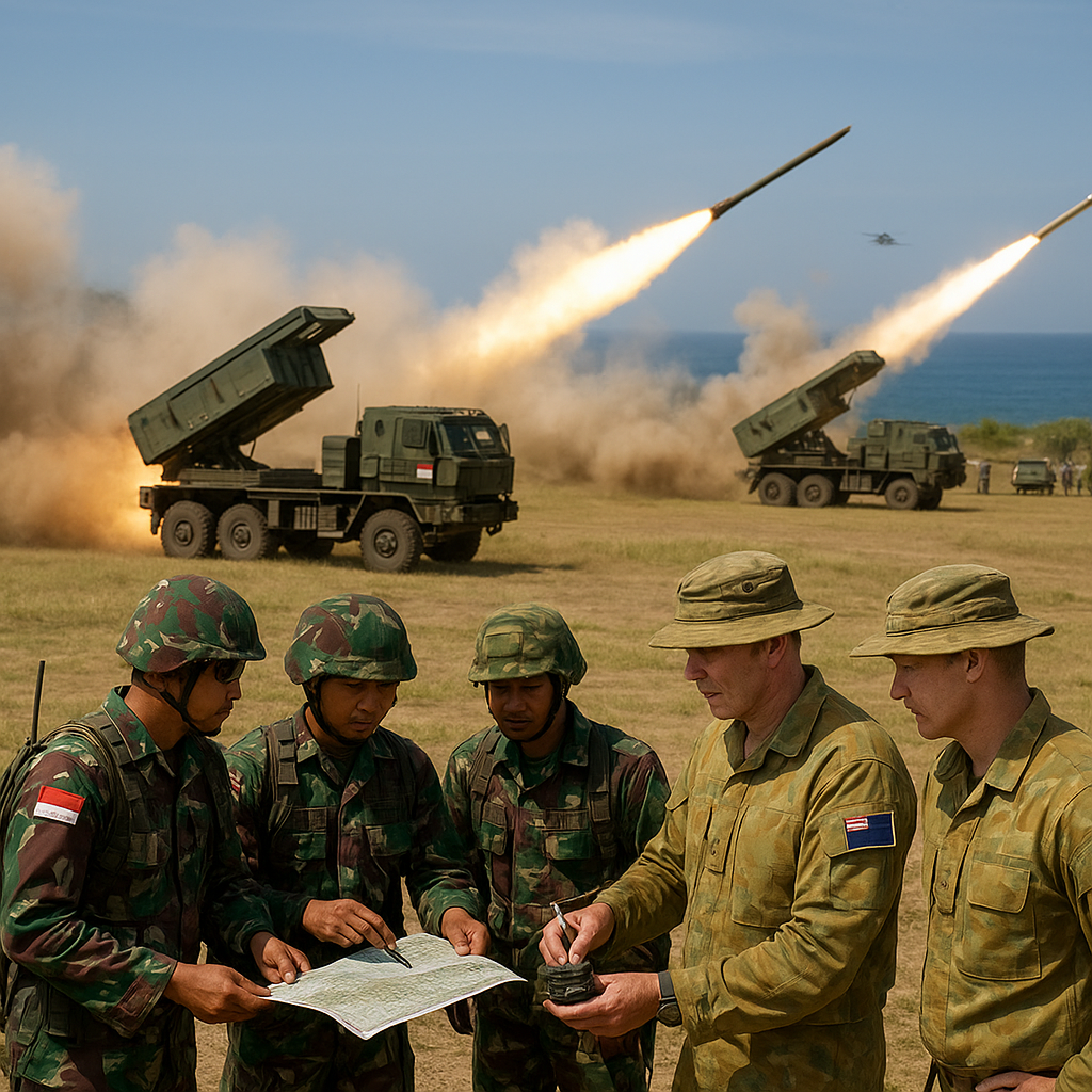 2.235 Tentara Australia dan Indonesia Latihan Militer Bersama di Banyuwangi, Libatkan HIMARS
