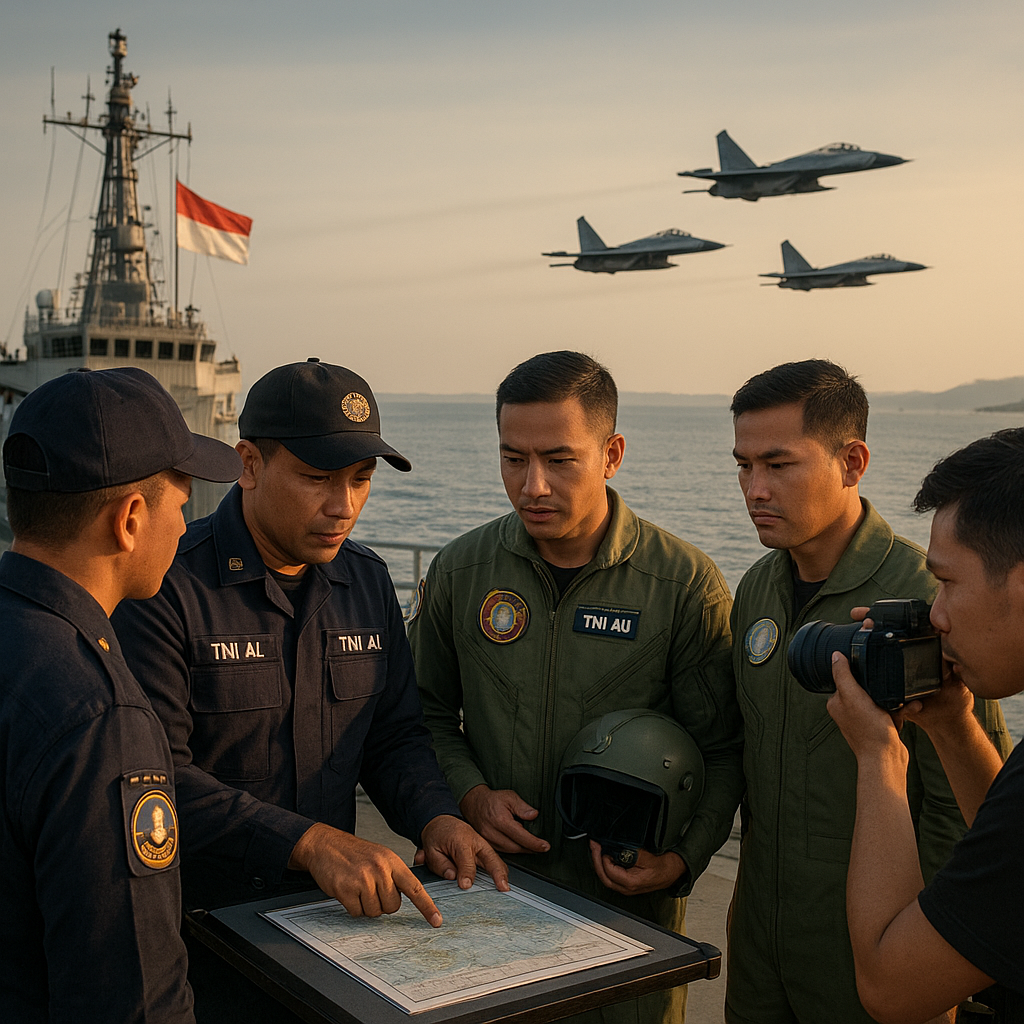 Simulasi Serangan Udara Gabungan TNI AU dan AL di Selat Sunda: Prosedur Koordinasi Striker