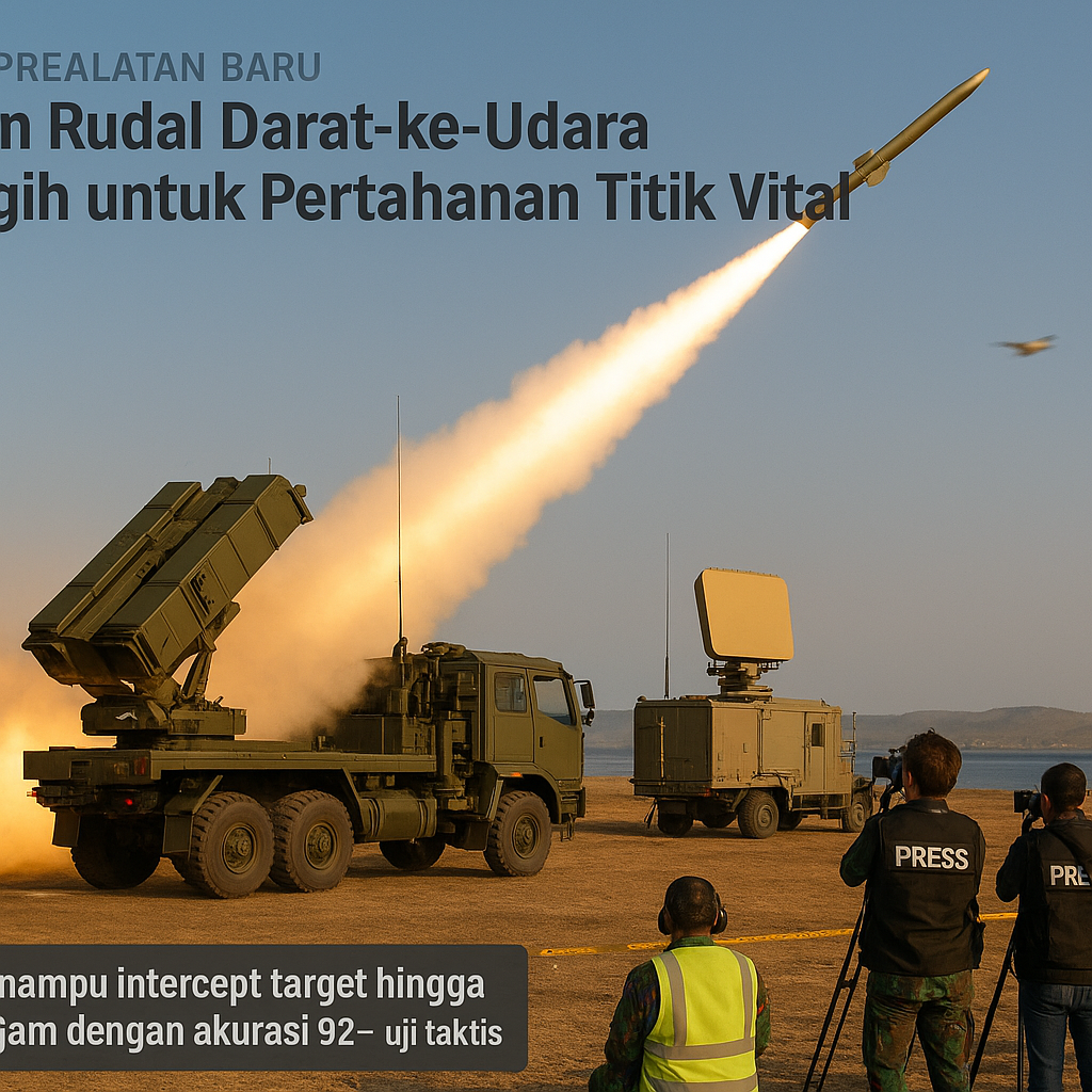 Uji Coba Peralatan Baru: Sistem Rudal Darat-ke-Udara Canggih untuk Pertahanan Titik Vital