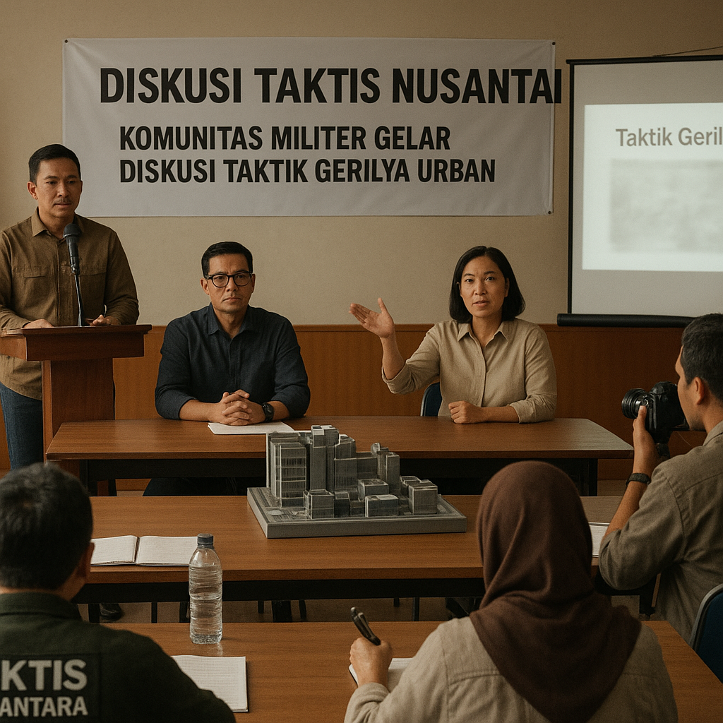 Komunitas Militer Gelar Diskusi Taktik Gerilya Urban
