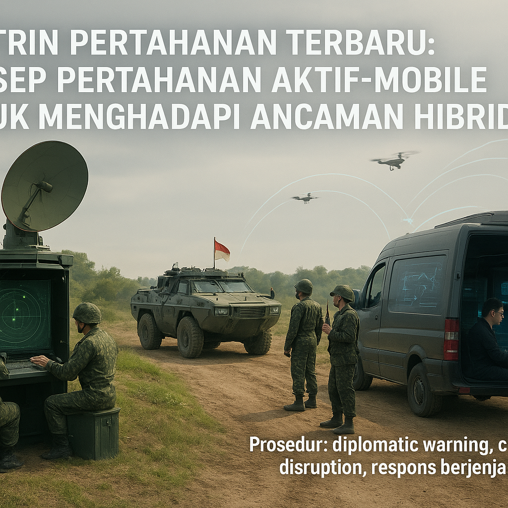Doktrin Pertahanan Terbaru: Konsep Pertahanan Aktif-Mobile untuk Menghadapi Ancaman Hibrida