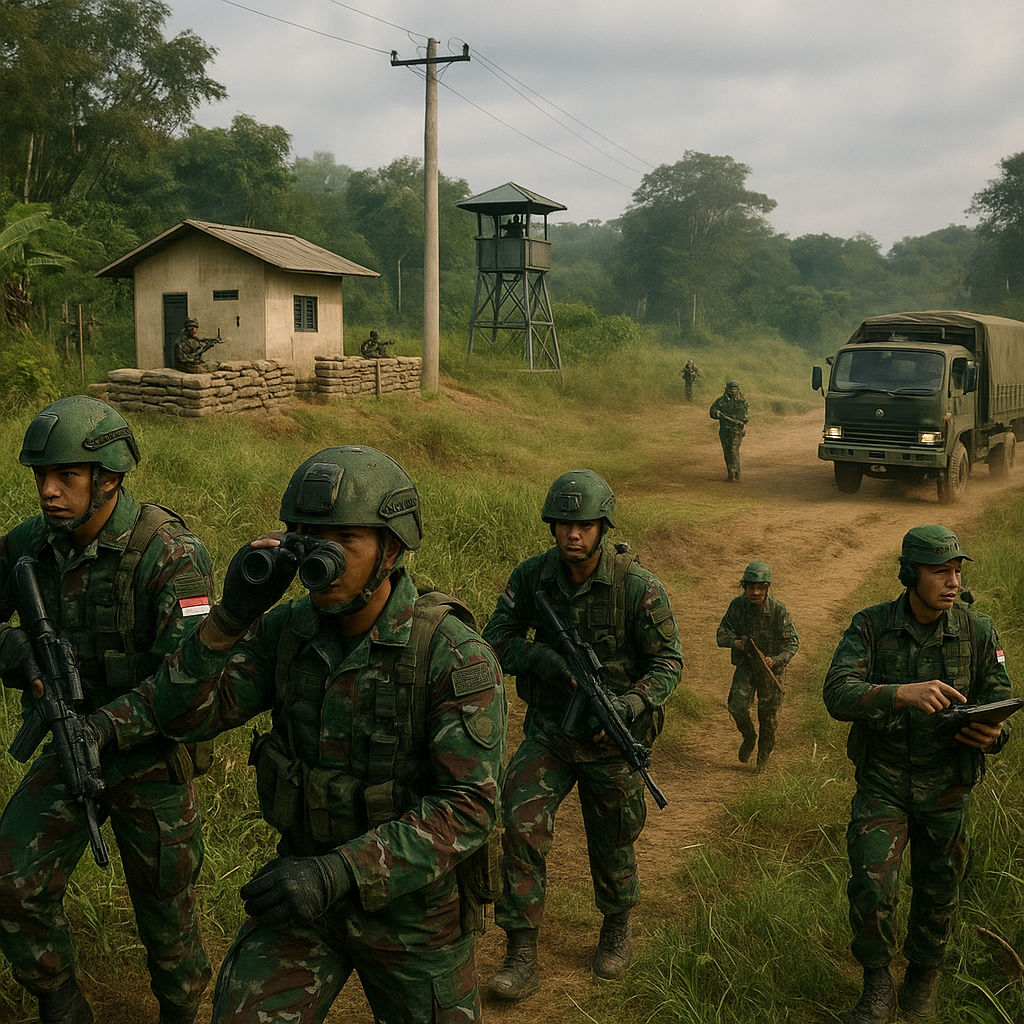 Latihan TNI AD 'Garuda Dharma' Fokus pada Taktik Pertahanan Wilayah Berlapis