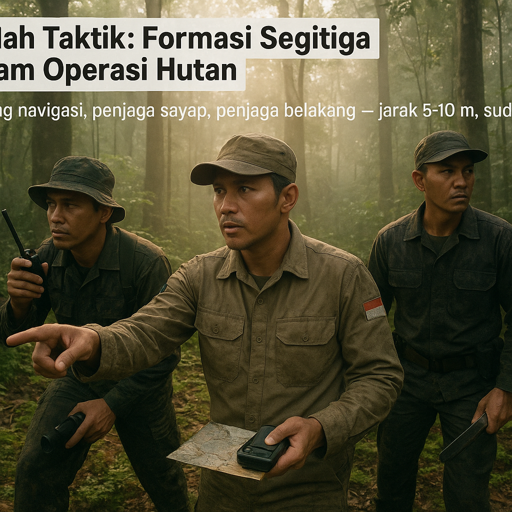 Bedah Taktik: Formasi Segitiga dalam Operasi Hutan