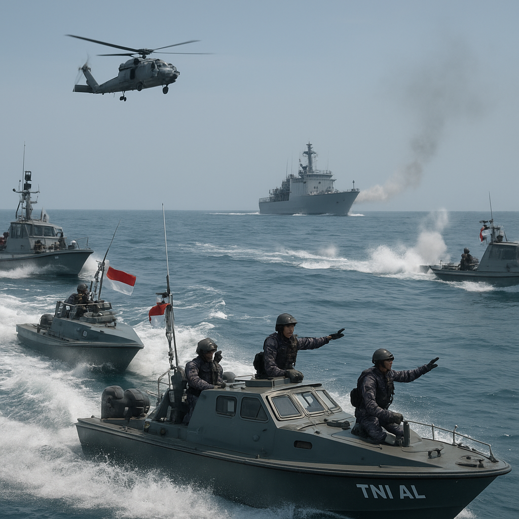 Penerapan Doktrin 'Swarming Attack' dalam Latihan Gabungan TNI AL di Laut Jawa