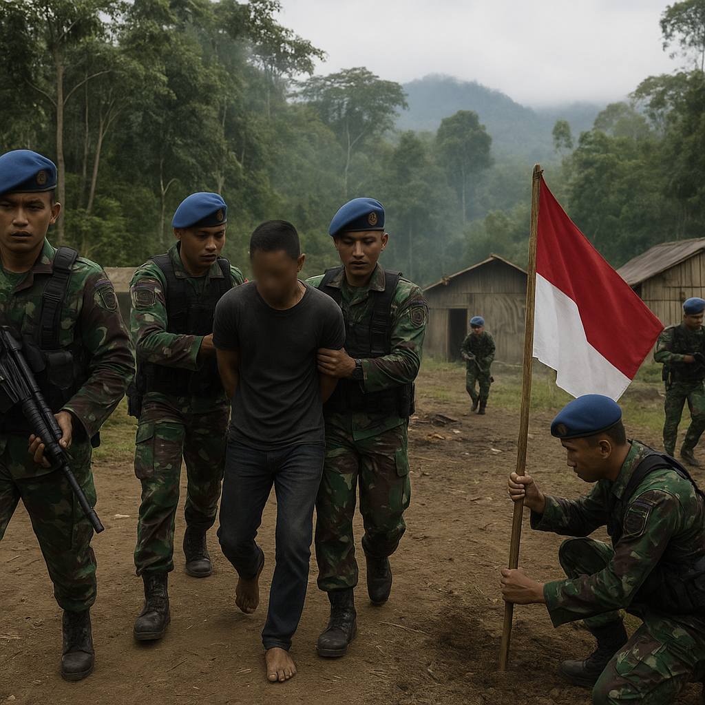 Laporan Korps Marinir TNI AL: Satgas Sudah Rebut 56 Markas OPM, 10 Orang Diamankan