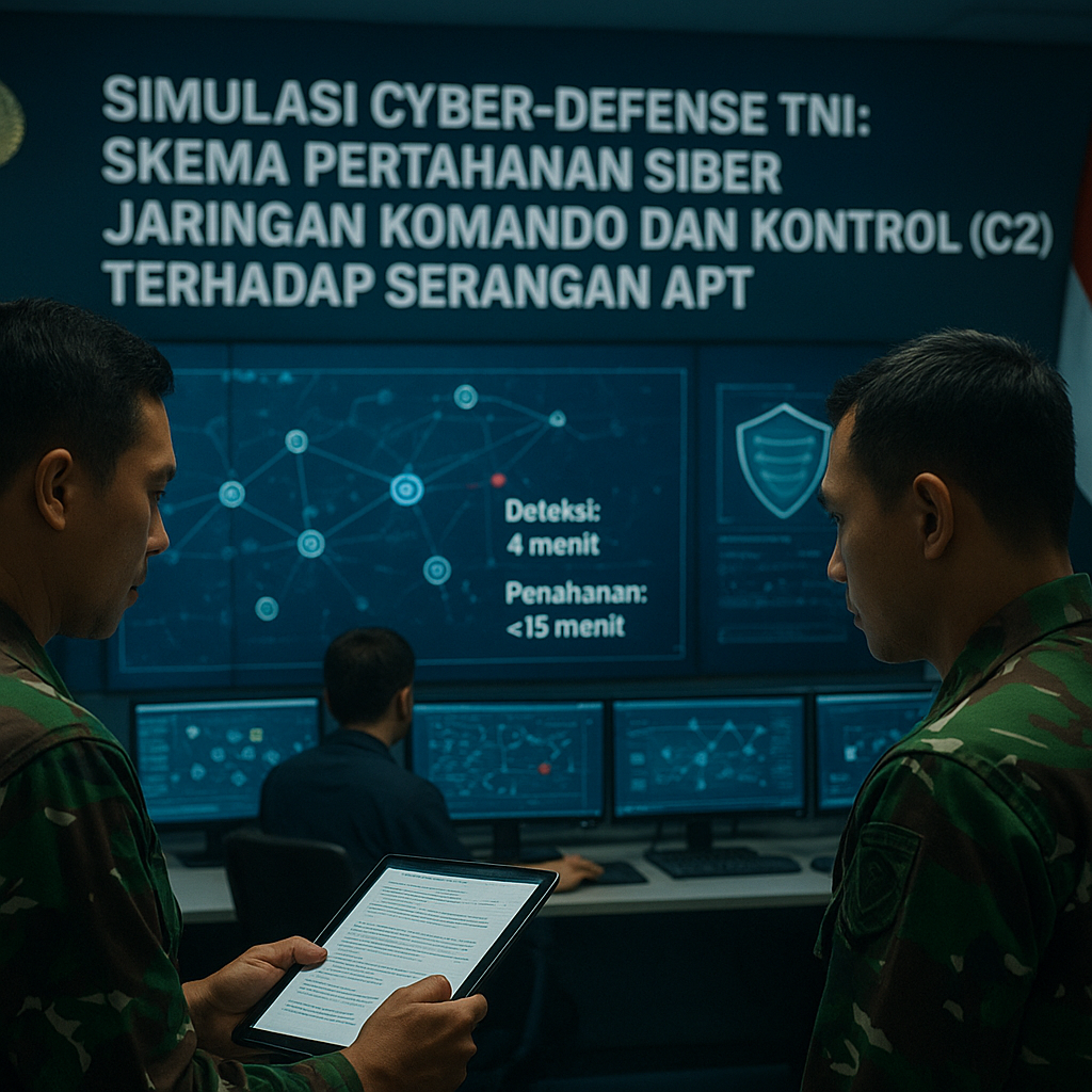 Simulasi Cyber-Defense TNI: Skema Pertahanan Siber Jaringan Komando dan Kontrol (C2) terhadap Serangan APT