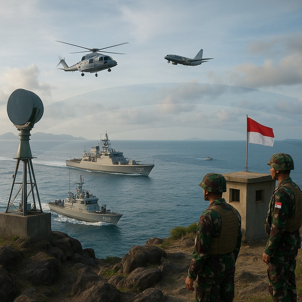 Penerapan Doktrin Pertahanan Berlapis TNI di Natuna