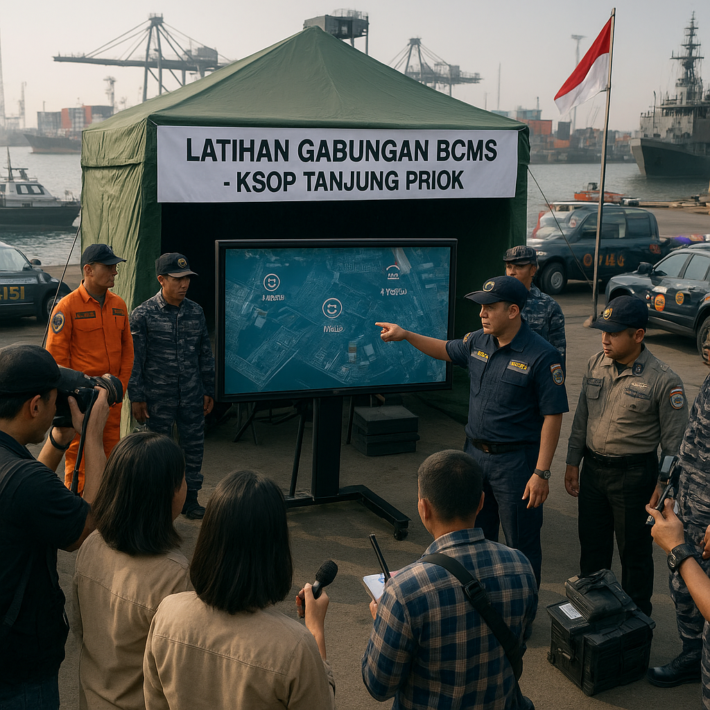 Latihan Gabungan Digelar di Pelabuhan Tanjung Priok, Cegah Terorisme dan Aksi Anarkis!
