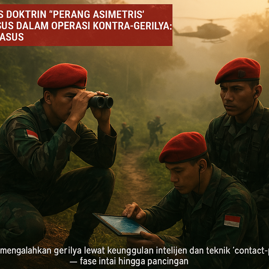 Analisis Doktrin 'Perang Asimetris' Kopassus dalam Operasi Kontra-Gerilya: Studi Kasus