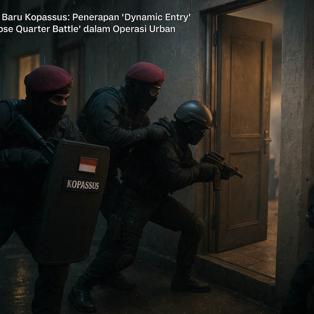 Doktrin Baru Kopassus: Penerapan 'Dynamic Entry' dan 'Close Quarter Battle' dalam Operasi Urban