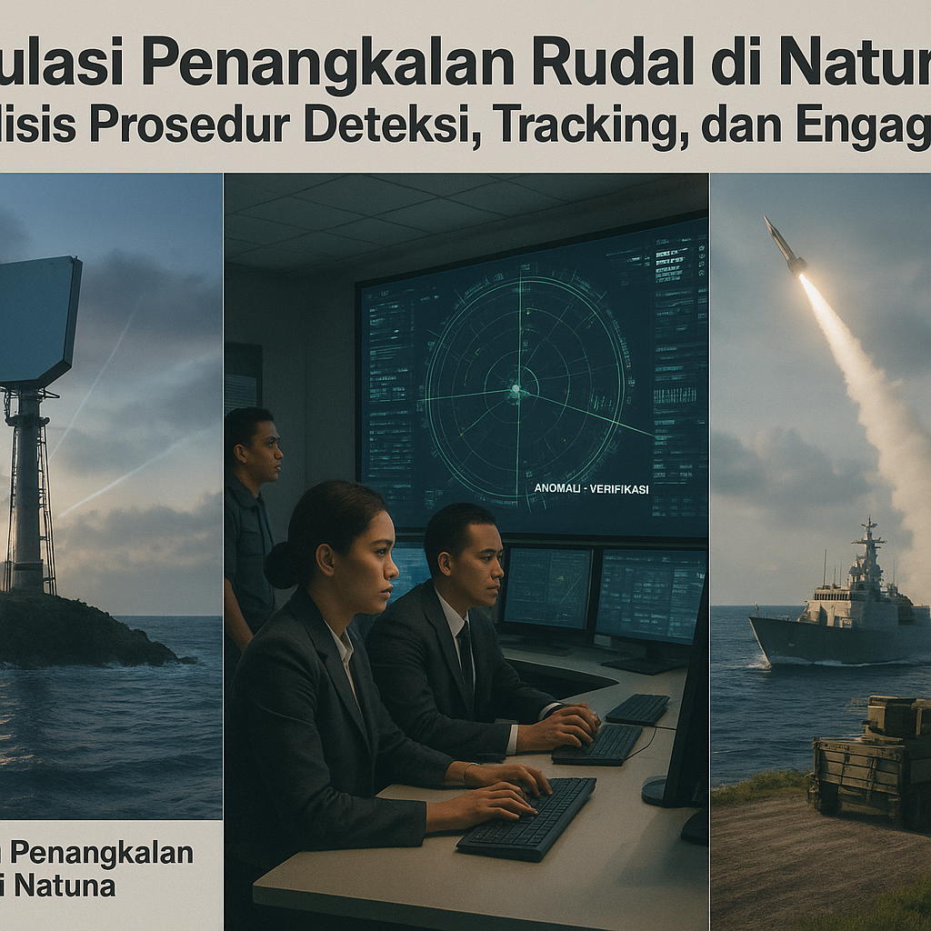 Simulasi Penangkalan Rudal di Natuna: Analisis Prosedur Deteksi, Tracking, dan Engagement